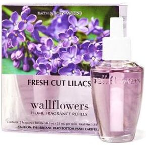 Bath and Body Works Fresh Cut Lilacs Wallflowers Refills 2-Pack 0.8 fl oz / 24 mL Each