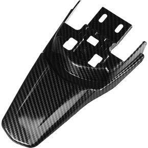 ACROPIX Motorcycle Rear Tail Mud Guard Fender Dirt Bike Pit Mudguard Modified Mud Flap Protector Carbon Fiber Pattern Black Fit for Electric Bike - Pack of 1