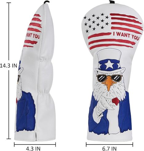 Golf Driver Headcover, Golf Head Covers for Taylormade Titleist Callaway in Saudi Arabia