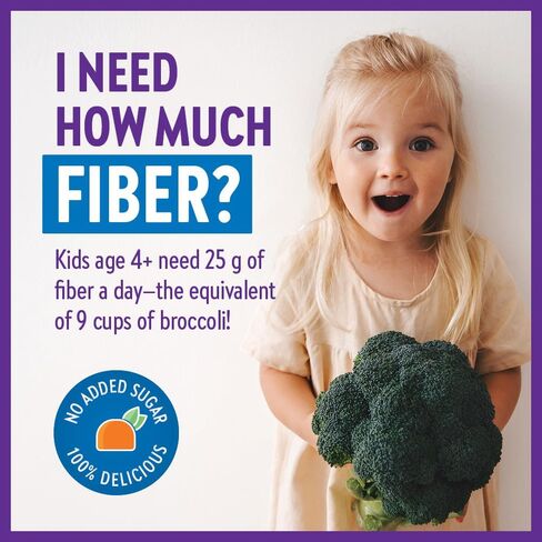 الفصل الجديد صمغ الألياف العضوية للأطفال، 4 جرام من ألياف البريبايوتك النباتية اللذيذة لصحة الجهاز الهضمي، نباتي، غير معدّل وراثيًا، عضوي من وزارة الزراعة الأمريكية، خالي من الغلوتين، بنكهة الحمضيات والتوت، 60 قيراط in Kuwait