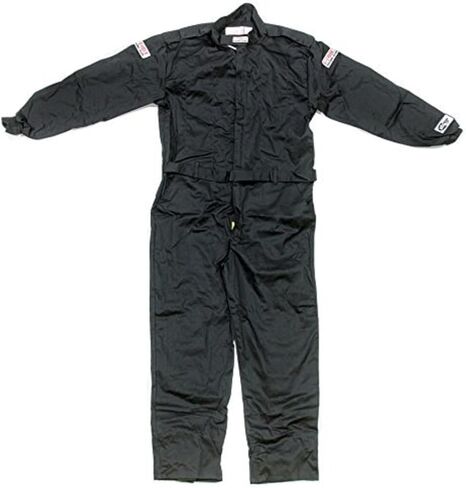بدلة سباق G-FORCE Racing Gear 4125XLGBK GF 125 سوداء كبيرة جدًا بطبقة واحدة in Kuwait