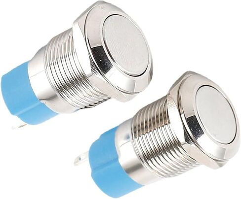 Holy Feather Industrial Switches - Momentary Push Button Switch for Power Switching, Ideal for Industrial Use - Compact, Reliable, and Weather Resistant(2Pcs) in Saudi Arabia