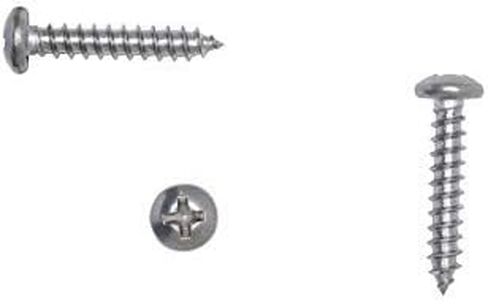 قطارة بولت #6 × 3/4 بوصة، رأس عموم فيليبس وود، (100 قطعة)، 18-8 (304) براغي من الفولاذ المقاوم للصدأ in Kuwait