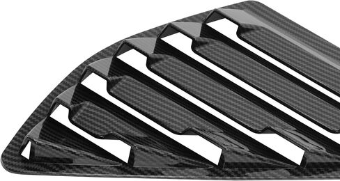 HECASA فتحات النوافذ الجانبية متوافقة مع 2013-2018 Ford Fusion/Mondeo Air Vent Scoop Shades Cover Blinds Trim ABS Plastic Carbon Fiber Color 2PCS in Saudi Arabia