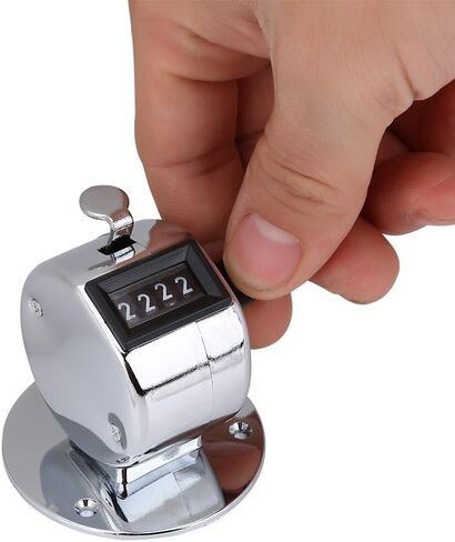 عداد تالي يدوي من VGEBY، 4 أرقام ميكانيكية، جهاز عد يدوي للألعاب الرياضية، عداد عداد يدوي لعد العناصر، عداد عداد يدوي in Kuwait