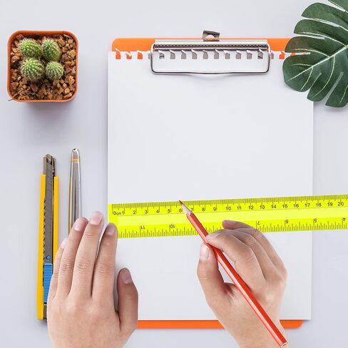 192 Pack Clear Color Rulers Bulk for Classroom Kids Rulers Bulk Back to School Supplies Transparent Colorful Ruler with Inches and Centimeters 8 Colors Metric Rulers for School Home Office (6 Inch) in Saudi Arabia