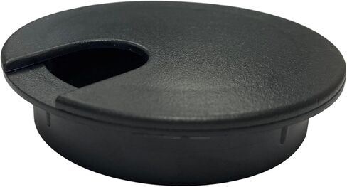 منظم سلك مكتب دائري أسود مقاس 2-1/2 بوصة، تصميم أخاديد مدببة عمودية ممتازة - قطعة واحدة in Kuwait