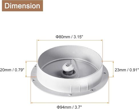 uxcell 2Pcs Cable Hole Cover 3 Inch/80 mm ABS Desk Cable Wire Cord Grommet Hole Cover for Office PC Desk Cable Cord Organizer, Black in Saudi Arabia