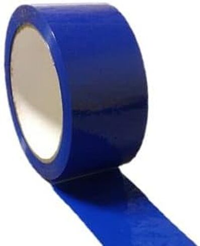 6 لفات شريط تغليف باللون الأحمر مقاس 2 بوصة، شريط متحرك، سمك 2.0 مل، شريط إغلاق كرتوني عالي التحمل (6 لفات 2 بوصة، أحمر) in Kuwait