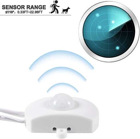 2 قطعة Mini Pir LED Motion Sensor DC 12v-24v 5A PIR مفتاح إضاءة مستشعر الحركة المنشط مع موصلات طاقة تيار مستمر ذكر وأنثى لشريط LED الخفيف in Saudi Arabia