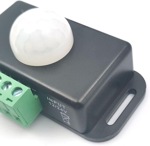 مفتاح مستشعر الحركة الأوتوماتيكي بالأشعة تحت الحمراء PIR 12V-24V 8A لإضاءة LED أنيقة in Saudi Arabia