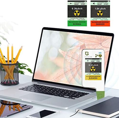 جهاز اختبار نترات الطعام 6 في 1 من Greentest ECO 5F، كاشف إشعاع عالي الدقة، عداد جيجر، جهاز قياس جودة المياه، TDS، محلل صلابة PPM، مقياس الجرعات للخضراوات والفواكه واللحوم والأسماك والماء in Kuwait