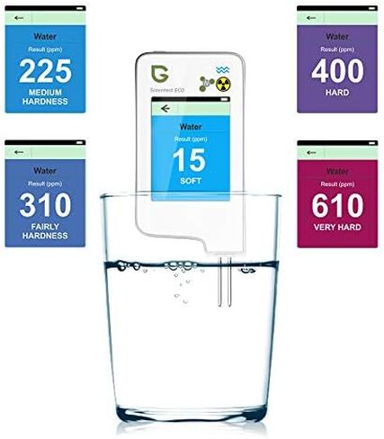 جهاز اختبار نترات الطعام 6 في 1 من Greentest ECO 5F، كاشف إشعاع عالي الدقة، عداد جيجر، جهاز قياس جودة المياه، TDS، محلل صلابة PPM، مقياس الجرعات للخضراوات والفواكه واللحوم والأسماك والماء in Kuwait