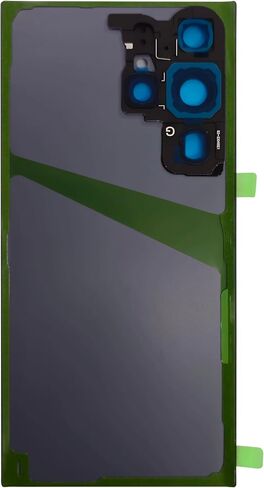 اللوحة الخلفية الخلفية، غطاء بديل للغطاء الزجاجي الخلفي لهاتف Samsung Galaxy S23 Ultra 5G جميع شركات النقل مع إطار معدني لعدسة الكاميرا ولاصق مثبت مسبقًا - أحمر وردي in Saudi Arabia