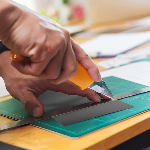 صفائح الفينيل السوداء غير اللامعة الدائمة أفضل من لفات الفينيل 12 بوصة × 12 بوصة - 40 ورقة لاصقة غير لامعة تعمل مع Cricut والقواطع الأخرى in Kuwait