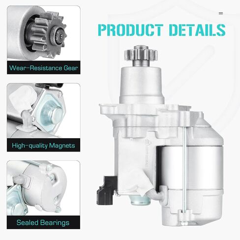 Starter Fits for Toyota Avalon 1998-2004,for Camry 1998-2005,for Highlander 2001-2003,for Rav4 2001-2005,for Sienna 1998-2002,for Solara 1999-2003, 410-52097, 28100-03100, 28100-74260 in Saudi Arabia