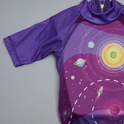 طفل سترة السباحة السباحة المدرب للجنسين الطفل العائمة ملابس السباحة الأرجواني الفضاء غالاكسي التجوال الاطفال ملابس السباحة الطفل سترة السباحة in Kuwait