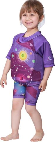 طفل سترة السباحة السباحة المدرب للجنسين الطفل العائمة ملابس السباحة الأرجواني الفضاء غالاكسي التجوال الاطفال ملابس السباحة الطفل سترة السباحة in Kuwait