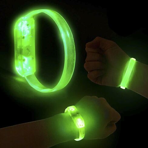 PROLOSO LED Light Up Bracelets for Concerts, Festivals, Sports, Parties, Night Events in Saudi Arabia