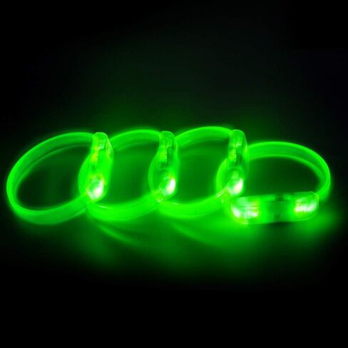 PROLOSO LED Light Up Bracelets for Concerts, Festivals, Sports, Parties, Night Events in Saudi Arabia