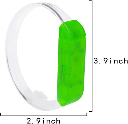 PROLOSO LED Light Up Bracelets for Concerts, Festivals, Sports, Parties, Night Events in Saudi Arabia