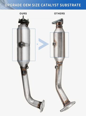 JT Exhaust Catalytic Converter Compatible With Honda CRV 2007 2008 2009 2.4L L4 in Saudi Arabia