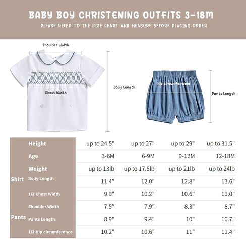 Booulfi Toddler Boy Clothes Baby Boy Summer Outfits Short Sets White Dress Shirt Shorts Baby Boys' Clothing Sets 3 Months- 5T in Saudi Arabia