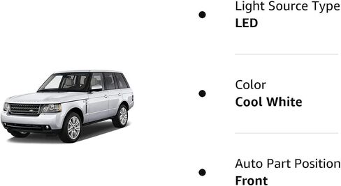 مصباح LED داخلي XtremeVision لسيارة Land Rover Range Rover 2006-2013 (14 قطعة) طقم LED داخلي أبيض رائع + أداة تثبيت in Saudi Arabia
