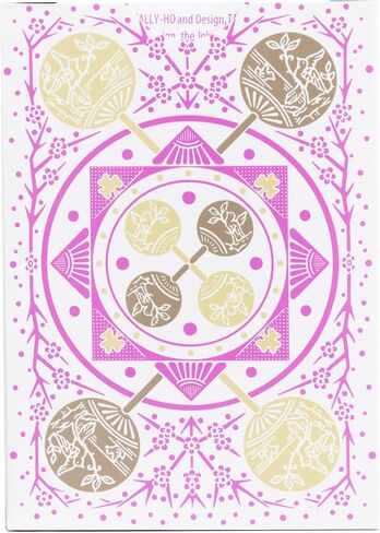 Tally-Ho Plum Blossom Flower Special Edition Playing Cards, 1 Deck, Red in Saudi Arabia