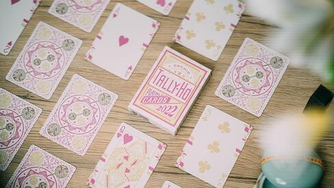 Tally-Ho Plum Blossom Flower Special Edition Playing Cards, 1 Deck, Red in Saudi Arabia