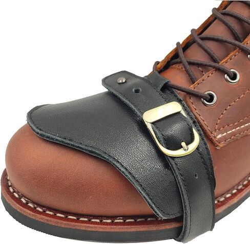 Motorcycle Gear Shift Pad, Motorcycle Boot Leather Protector Antiskid Gear Shifter Guards Handmade in Saudi Arabia