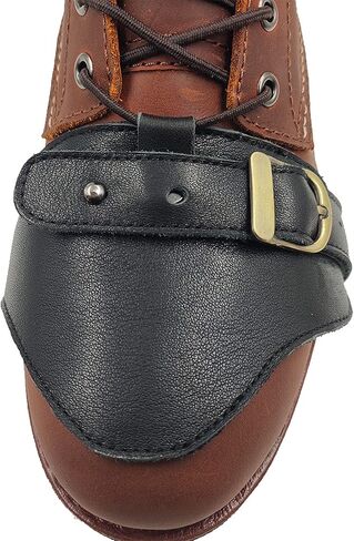 Motorcycle Gear Shift Pad, Motorcycle Boot Leather Protector Antiskid Gear Shifter Guards Handmade in Saudi Arabia