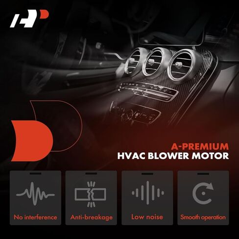 مجموعة محرك منفاخ سخان HVAC الأمامي الممتاز متوافقة مع مركبات رام - ProMaster 1500/ProMaster 2500/ProMaster 3500 2014-2023 - استبدال # 68250220AB، 68237133AA in Kuwait