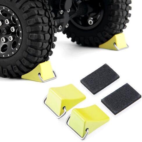 2 قطعة RC سيارة عجلة الأوتاد محاكاة الديكور اكسسوارات ل 1/18 مقياس TRX4-M و 1/24 SCX24 RC الزواحف in Saudi Arabia