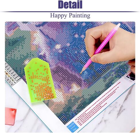 Fuinkqe Diamond Art Kits for Adults,Cute Dragon DIY 5D Round Full Drill Gem Diamond Painting Kits for Crafts Gift,Suitable for Home Wall Decor 12 x 16 Inch in Saudi Arabia
