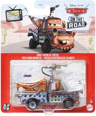 Disney Cars Toys Mattel 1:55 Scale Diecast Cars On The Road Series Road Rumbler Mater in Saudi Arabia