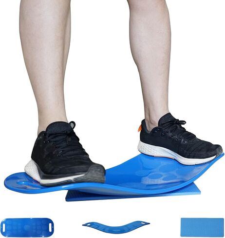 KEEN Balance Simply Board with Workout Mat - Yoga Fitness Balance Board for Core Training, Blue in Kuwait