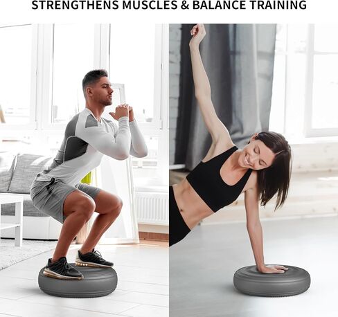 Inflated Wobble Cushion-Wiggle Seat to Improve Posture, Fitness, Stability for Sensory Kids,Balance Disc with Pump to Relief Back Pain,Core Strength in Saudi Arabia