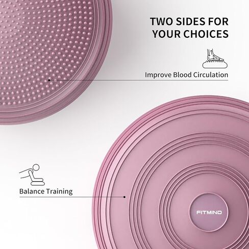 وسادة متذبذبة منفوخة - مقعد هزاز لتحسين الوضعية واللياقة البدنية والثبات للأطفال الحسيين، وقرص التوازن مع مضخة لتخفيف آلام الظهر، والقوة الأساسية in Kuwait