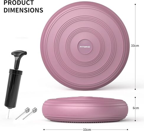 وسادة متذبذبة منفوخة - مقعد هزاز لتحسين الوضعية واللياقة البدنية والثبات للأطفال الحسيين، وقرص التوازن مع مضخة لتخفيف آلام الظهر، والقوة الأساسية in Kuwait