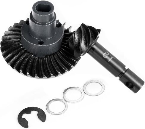 QUE-T 1 Set Bevel Gear Overdrive Gear for 1/10 Axial Scx10-II 90046 RC Crawler Car Upgrade (30T/8T) in Saudi Arabia