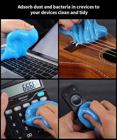 iCoolmate Cleaning Gel for Car Detailing Tools Clean Kit Universal Car Detailing Cleaning Supplies Putty Gel for Car Accessories Interior Cleaner Keyboard Cleaner and More (Blue) in Saudi Arabia