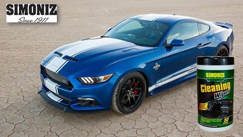 Simoniz Auto Cleaning Wipes – Interior Detailer for Convenient Cleanup – Includes 50 Wipes for All Surfaces Including Dashboards, Fabric, Windows & Screens - Great for Cars, Trucks, SUVs, Boats in Kuwait