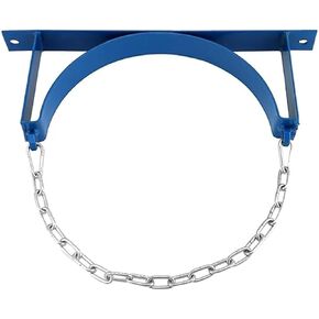 Steel Wall Mounted Gas Cylinder Bracket, Propane Tank Holder, 9.8in Diameter with Screws and Safety Chain for Gas Cylinder Mounting Storage(Triple Caliber) in Saudi Arabia