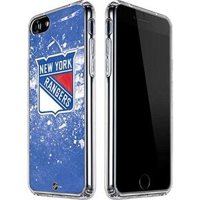 Skinit Clear Phone Case Compatible with iPhone SE (2nd & 3rd Gen) - Officially Licensed NHL New York Rangers Frozen Design in Saudi Arabia
