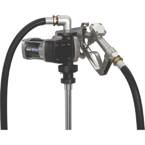 Roughneck Heavy-Duty Fuel Transfer Pump - 15 GPM, 120 Volt AC, Manual Nozzle, Gasoline Compatible in Kuwait