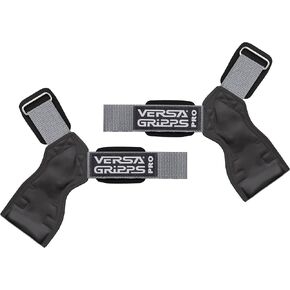 Versa Gripps Pro, Made in USA, Wrist Straps for Weightlifting Alternative, Best Training Accessory, SM, Silver in Kuwait