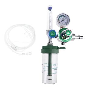 Oxygen Regulator Gas Pressure Gauge Flowmeter with Dry Humidifier Bottle CGA-540 Hospital Oxygen Inhaler Gas Dropshipping in Saudi Arabia