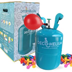 بواسطة Decochamp Helium Jumbo Tank - 12.7 Cu Ft Helium Tank للبالونات في المنازل المنزلية للبالون لزخارف الحفلات حتى 50 بالونات بالون هيليوم مضخة بالون in Kuwait