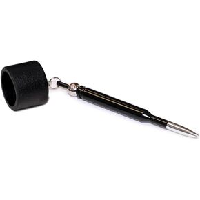 OKKO Round Bullet Pocket Chalker Billiard Pool Cue Chalk Holder Black - Fits Taom Chalk in Kuwait